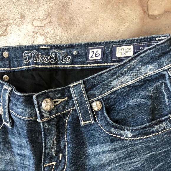 Miss Me Boot Cut Jeans Size 26 - Picture 8 of 13